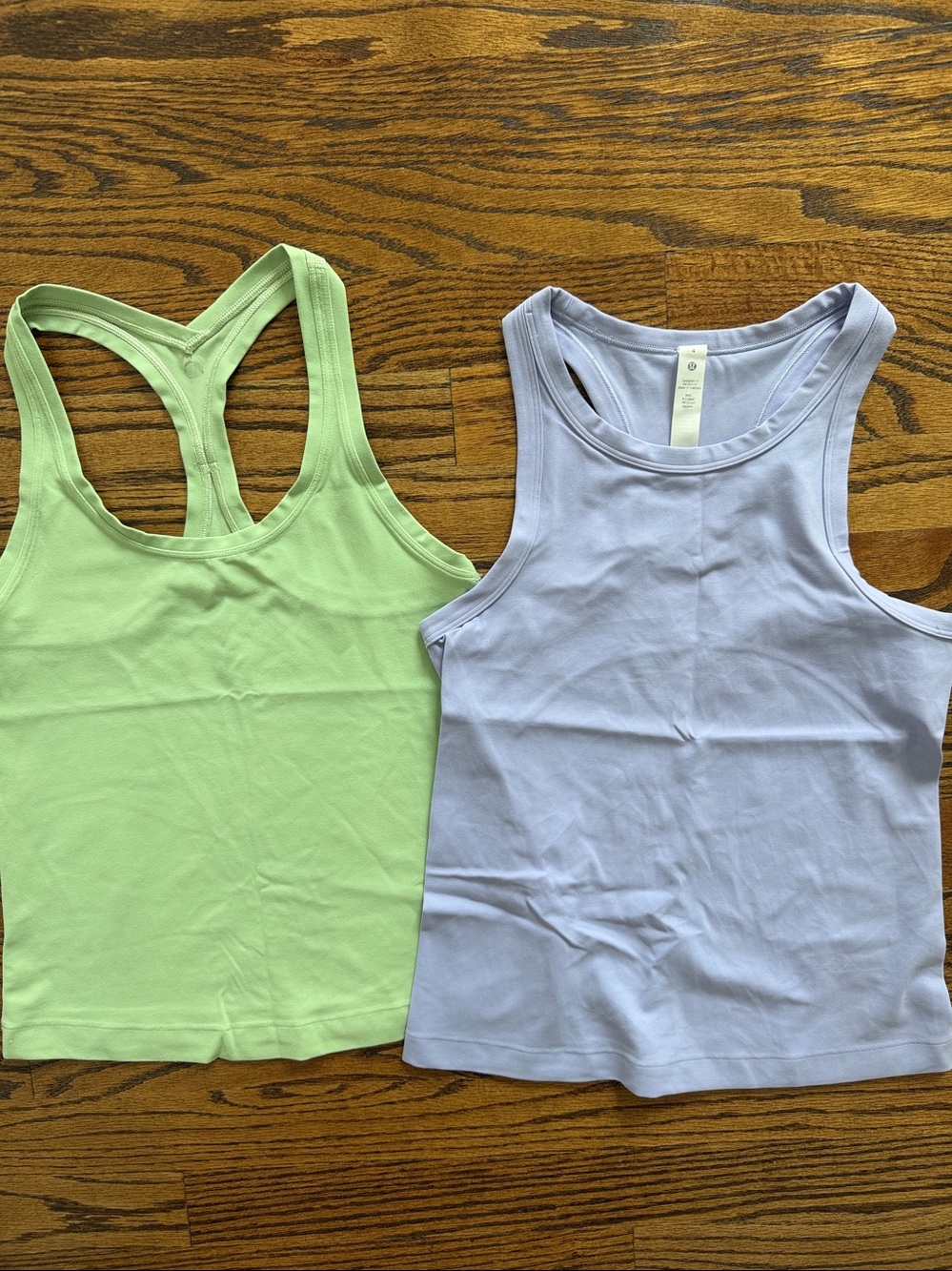 Women’s Lululemon Tanks Set of Two Lavender Green Size 4